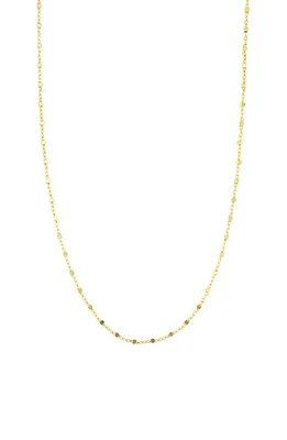 Bony Levy Kids' Beaded 14K Gold Cube Chain in Yellow Gold at Nordstrom, Size 15