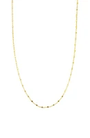 Bony Levy Kids' Beaded 14K Gold Cube Chain in Yellow Gold at Nordstrom, Size 15