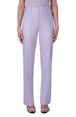 Akris Meghan Cashmere & Silk Straight Leg Pants 073 Crocus at Nordstrom,