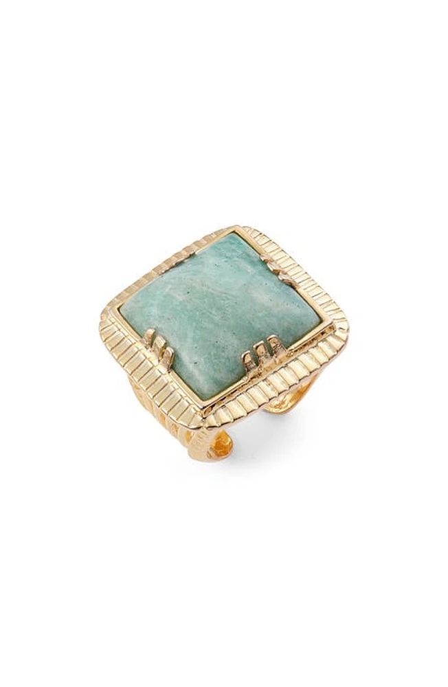 Gas Bijoux Arty Ring in Amazonite at Nordstrom