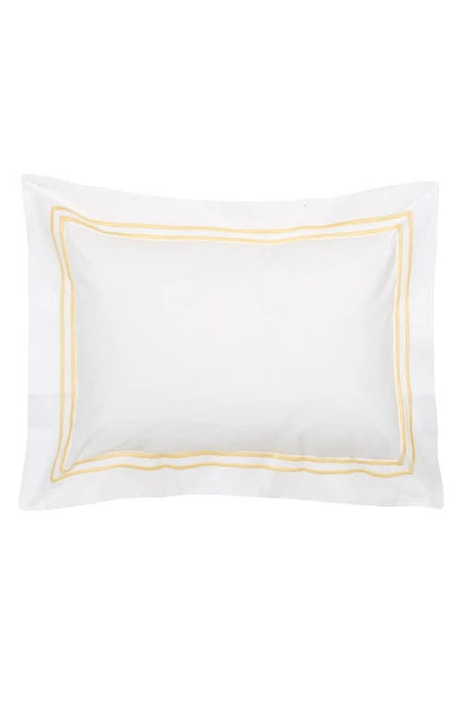 SFERRA Grande Hotel Boudoir Sham in White/Banana at Nordstrom