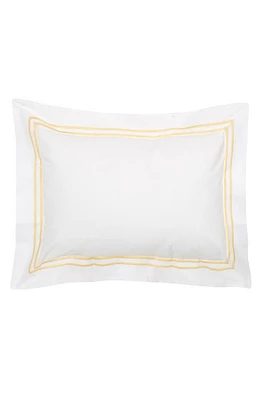 SFERRA Grande Hotel Boudoir Sham in White/Banana at Nordstrom