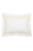 SFERRA Grande Hotel Boudoir Sham in White/Banana at Nordstrom