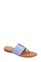 André Assous Nice Featherweight Woven Flip Flop Sky Blue at Nordstrom,