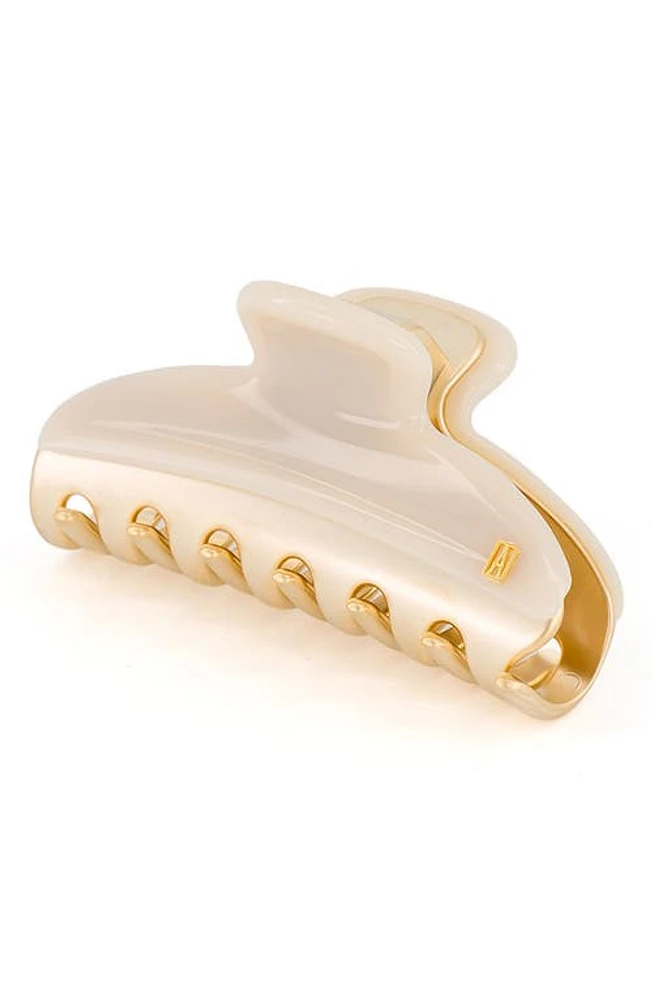 Alexandre de Paris Two-Tone Claw Clip in Beige at Nordstrom