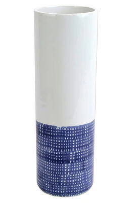 VIETRI Santorini Geo Tall Vase in Blue at Nordstrom