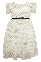 Popatu Kids' Swiss Dot Dress in White at Nordstrom, Size 3T