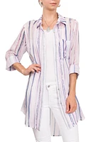 Everyday Ritual Rick Floral Cotton & Silk Blend Sleep Shirt at Nordstrom,