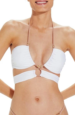 ViX Swimwear Gi Solid Strappy Bikini Top White at Nordstrom,