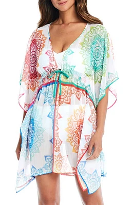 Rod Beattie Cover-Up Caftan Blue Green Multi at Nordstrom,