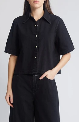 Closed Denim Shirt Black at Nordstrom,