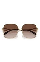 Tiffany & Co. 58mm Gradient Square Sunglasses in Pale Gold at Nordstrom