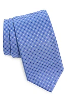 Canali Neat Silk Tie in Light Blue at Nordstrom