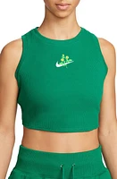 Nike Sportswear Essential Rib Crop Tank at Nordstrom,