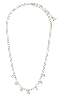 Sterling Forever Sydney Station Necklace in Silver at Nordstrom