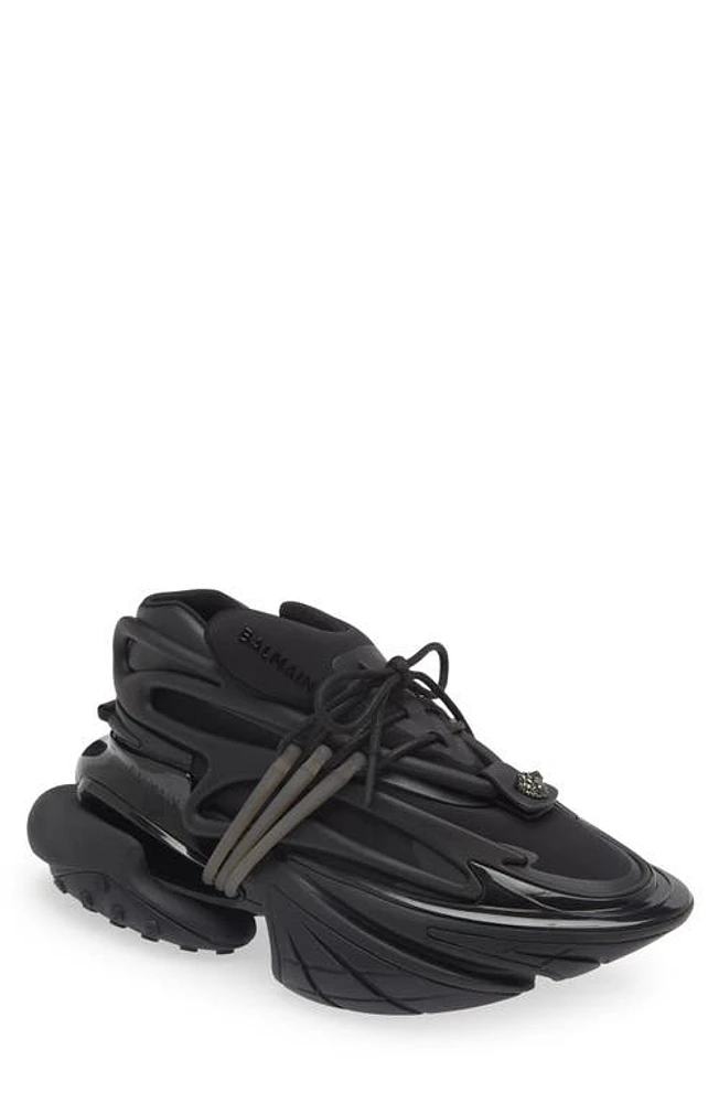 Balmain Unicorn Sneaker 0Pa Black at Nordstrom,