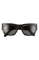 Ray-Ban 54mm Polarized Wayfarer Sunglasses in Shiny Black/Green at Nordstrom