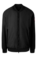 Canada Goose Faber Recycled Nylon Bomber Jacket Black - Noir at Nordstrom,