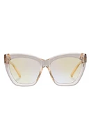 Le Specs Vamos 57mm Cat Eye Sunglasses in Champagne at Nordstrom