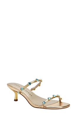 Katy Perry The Ladie Embellished Kitten Heel Slide Sandal Gold at Nordstrom,