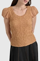 DKNY Puff Sleeve Top at Nordstrom,