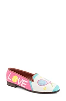 ByPaige Needlepoint Tennis Flat Pink Multi at Nordstrom,