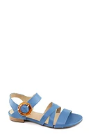 Marc Joseph New York Parkside Ave Sandal Atlantic Blue Svelte Grainy at Nordstrom,