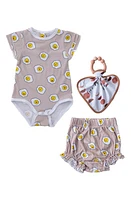 EARTH BABY OUTFITTERS Bodysuit, Bloomers & Teether Toy Set in at Nordstrom