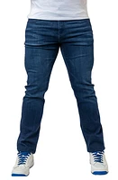 Maceoo Torn Stretch Denim Jeans Blue at Nordstrom, 32 X