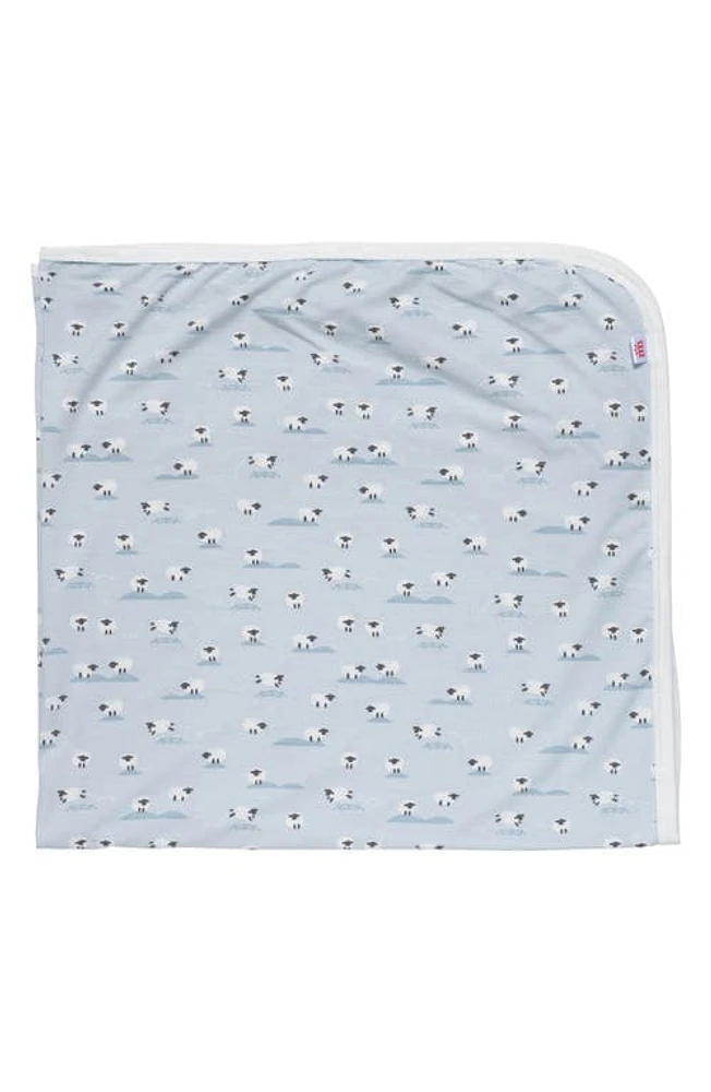 Magnetic Me Baa Baa Sheep Print Swaddle Blanket in Baa Baa Baby at Nordstrom