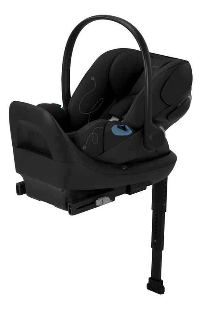 CYBEX Cloud G Lux Comfort Extend SensorSafe Car Seat & Base in Moon Black at Nordstrom