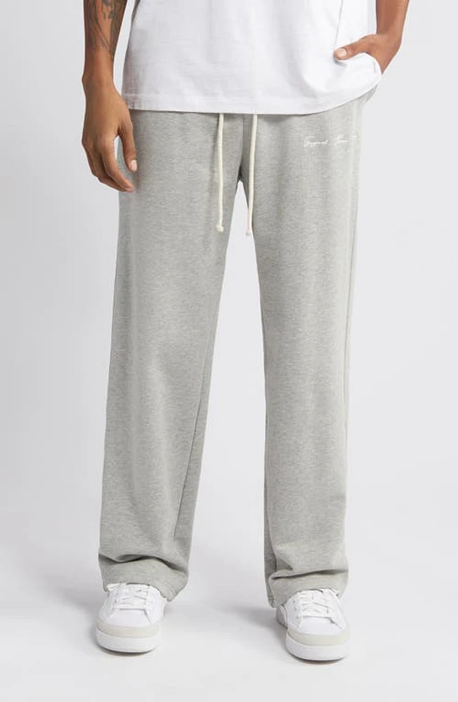 KROST Straight Leg Sweatpants Heather Grey at Nordstrom,