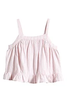 Nordstrom Kids' Apron Linen Blend Top Stripe at Nordstrom,