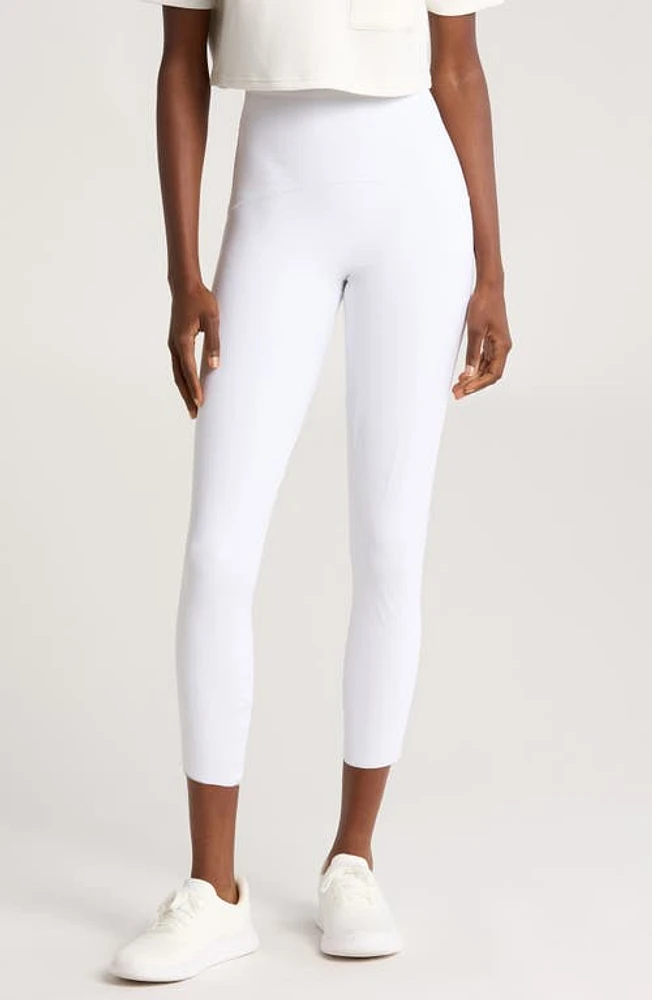 SPANX Booty Boost 7/8 Leggings with No Show Coverage Vivid White at Nordstrom,