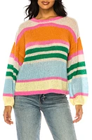 A COLLECTIVE STORY Stripe Crewneck Sweater Oyster at Nordstrom,