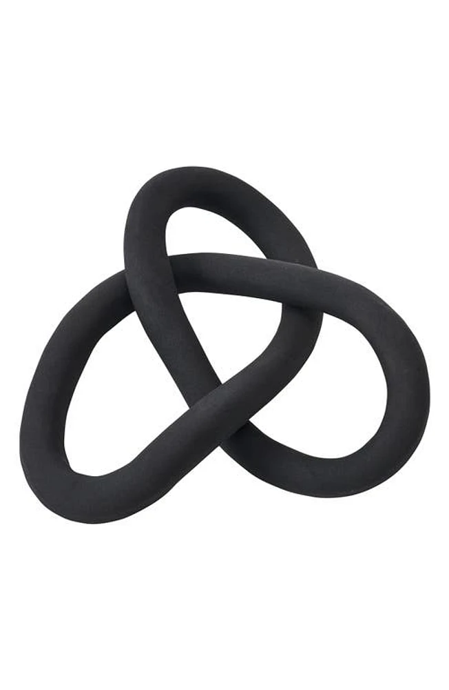 Renwil Binna Infiniti Knot Statue in Matte Black at Nordstrom