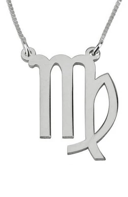 MELANIE MARIE Zodiac Pendant Necklace in Sterling Silver