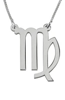 MELANIE MARIE Zodiac Pendant Necklace in Sterling Silver