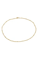 MADE BY MARY Satellite Chain Necklace in Gold at Nordstrom, Size 18