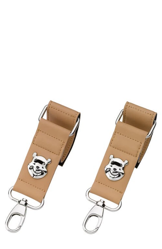 Petunia Pickle Bottom x Disney Winnie the Pooh Valet Stroller Clips in Brown at Nordstrom