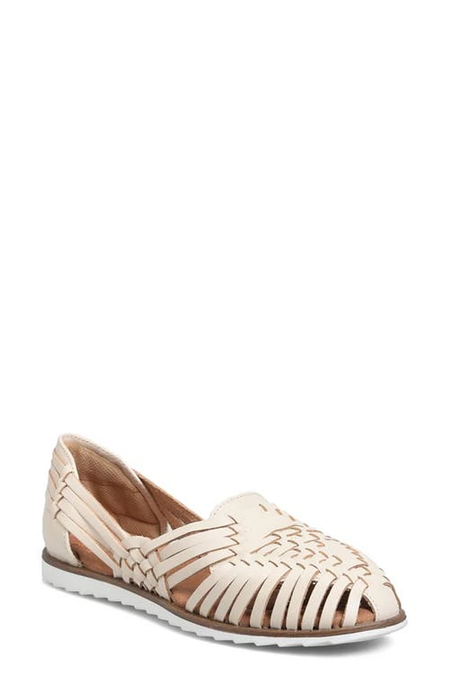 Comfortiva Ranier Huarache Flat Cream /Ivory at Nordstrom,