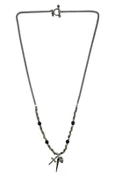 Ettika Men's Cross & Dagger Pendant Necklace in Silver at Nordstrom