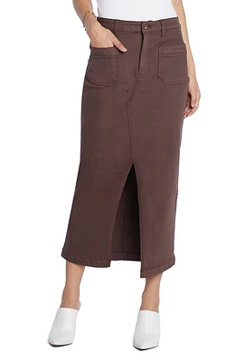 Wash Lab Denim Carin Maxi Skirt Cocoa at Nordstrom,