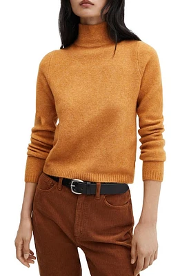 MANGO Turtleneck Sweater in Caramel at Nordstrom, Size X-Small