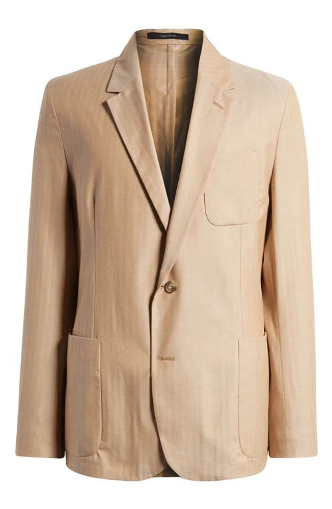 Paul Smith Cotton & Silk Sport Coat Beige at Nordstrom, Us