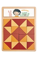 Tender Leaf Toys Patchwork Quilt Puzzle in Red at Nordstrom