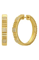 Bony Levy Cleo Diamond Hoop Earrings in 18K Yellow Gold at Nordstrom