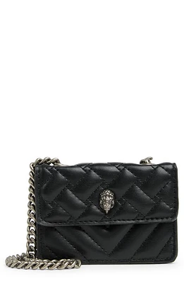 Kurt Geiger London Micro Kensington Faux Leather Crossbody Bag in Black at Nordstrom