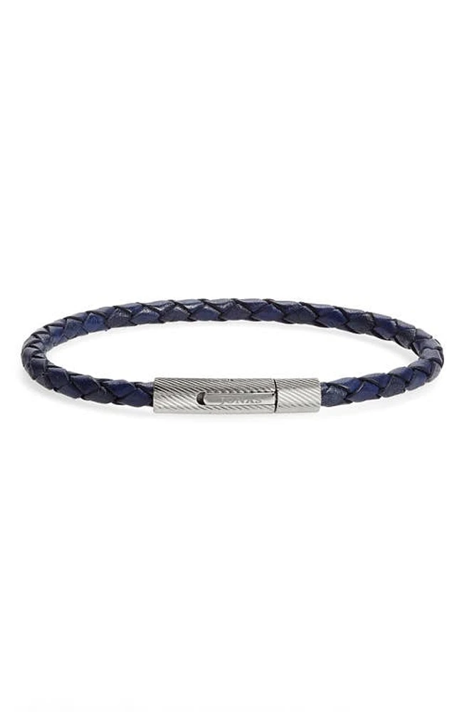 Jonas Studio Men's Single Braided Leather Bracelet in at Nordstrom