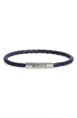 Jonas Studio Men's Single Braided Leather Bracelet in at Nordstrom